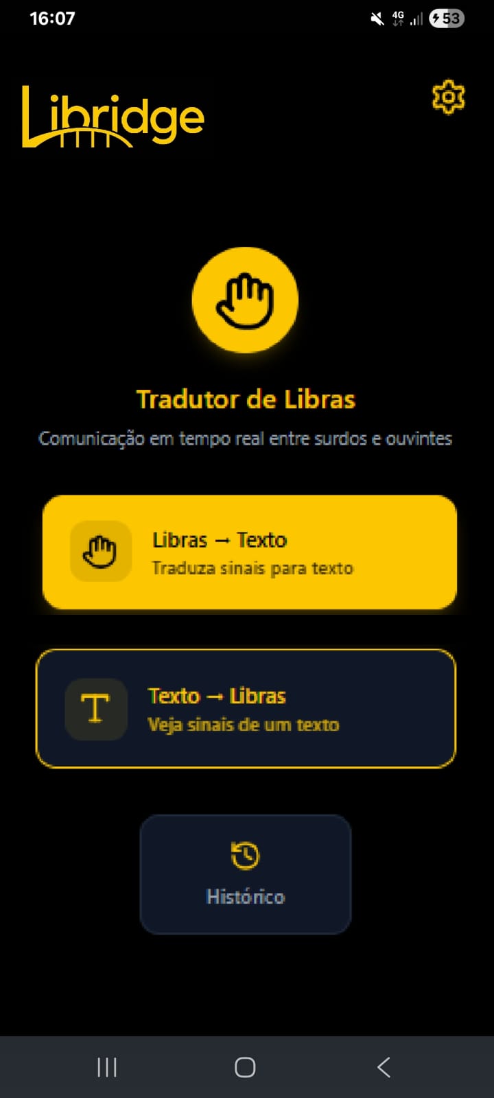 Tela Inicial